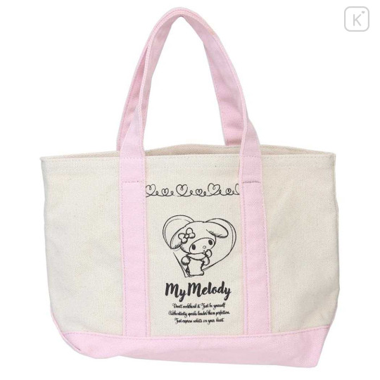 Japan Sanrio Mini Tote Bag - My Melody / Be Yourself - 1