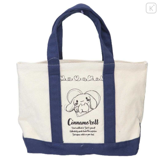 Japan Sanrio Mini Tote Bag - Cinnamoroll / Be Yourself - 1