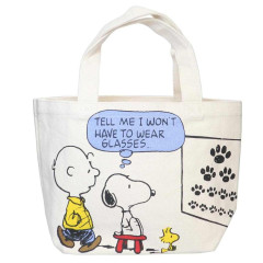 Japan Peanuts Mini Tote Bag - Snoopy & Woodstock / Eye Vision 1.0