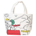 Japan Peanuts Mini Tote Bag - Snoopy & Woodstock / Ace Pilot - 1