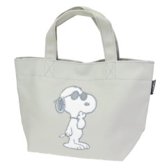 Japan Peanuts Mini Tote Bag - Snoopy / Joe Cool Grey