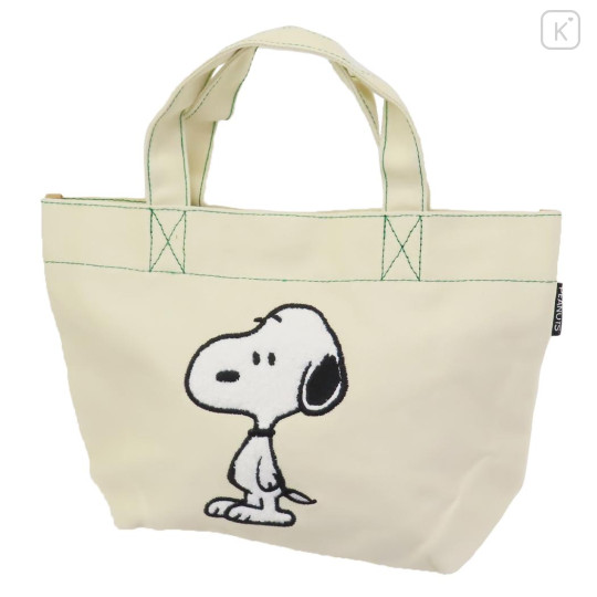 Japan Peanuts Mini Tote Bag - Snoopy / Beige - 1