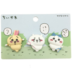 Japan Chiikawa Magnet Set - Chiikawa & Hachiware & Usagi / Mission