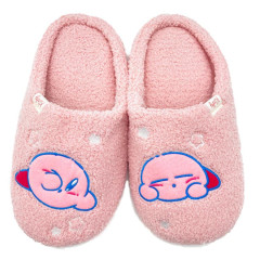 Japan Kirby Room Slippers - Kirby / Pink Good Night