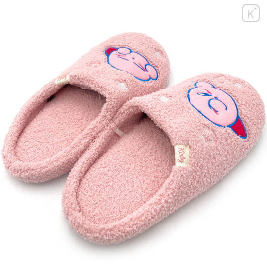 Japan Kirby Room Slippers - Kirby / Pink Good Night - 2