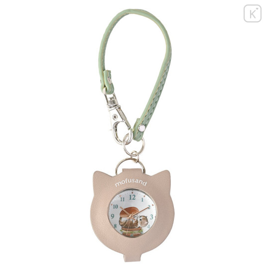 Japan Mofusand Strap Magnifying Glass Watch - Cat / Hamburger Nyan - 1