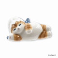 Japan Mofusand Porcelain Chopstick Rest - Cat / Shark Nyan Asleep - 5