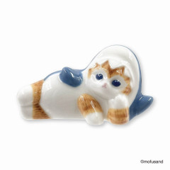 Japan Mofusand Porcelain Chopstick Rest - Cat / Shark Nyan Cheek Rest B