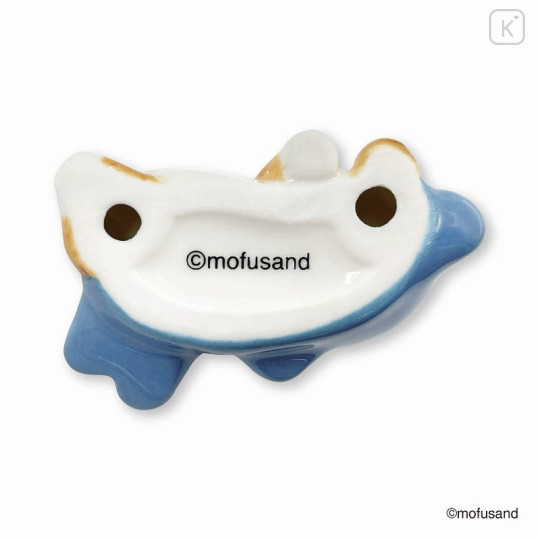 Japan Mofusand Porcelain Chopstick Rest - Cat / Shark Nyan Cheek Rest B - 7