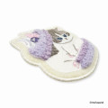 Japan Mofusand Sagara Embroidery Badge - Cat / Macaron Nyan Purple - 7