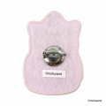 Japan Mofusand Sagara Embroidery Badge - Cat / Macaron Nyan Pink - 6