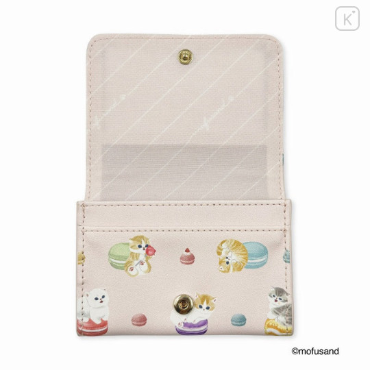 Japan Mofusand Business Card Case - Cat / Macaron Nyan Pastel Pink - 7