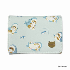 Japan Mofusand Business Card Case - Cat / Shark Nyan Pastel Blue