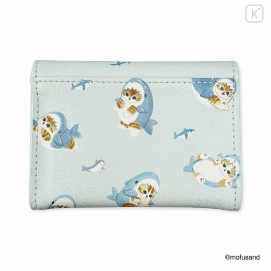 Japan Mofusand Business Card Case - Cat / Shark Nyan Pastel Blue - 6