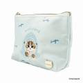 Japan Mofusand Pouch & Tissue Case - Cat / Shark Nyan Pastel Blue - 7