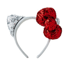 Japan Sanrio Original Glitter Headband - Hello Kitty / Red