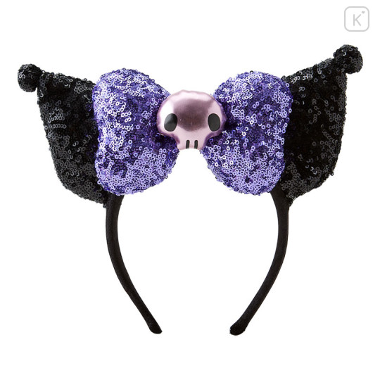 Japan Sanrio Original Glitter Headband - Kuromi - 1