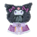 Japan Sanrio Original Plush Costumer - Kuromi / Enjoy Idol Sparkle - 3