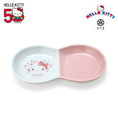 Japan Sanrio × Tachiyoshi Mini Plate - Hello Kitty 50th Anniversary