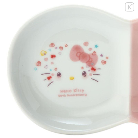 Japan Sanrio × Tachiyoshi Mini Plate - Hello Kitty 50th Anniversary - 5