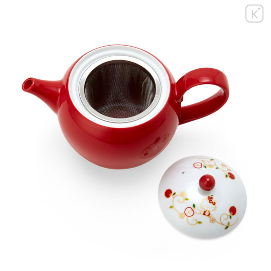 Japan Sanrio Tachikichi Tea Pot - Hello Kitty : Apple Arabesque - 2