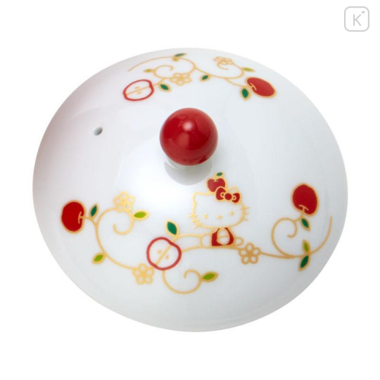 Japan Sanrio Tachikichi Tea Pot - Hello Kitty : Apple Arabesque - 4
