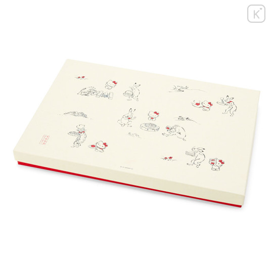 Japan Sanrio Tachikichi Sauce Plate Set - Hello Kitty : Chojugiga - 3