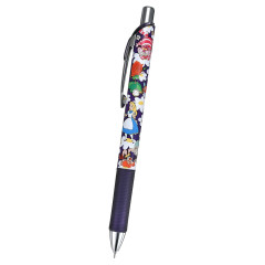 Japan Disney Store EnerGel Gel Pen - Alice & Cheshire Cat / Flower Black