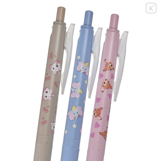 Japan Disney Store Sarasa Clip Gel Pen Set - Bambi & Dumbo & Marie - 5