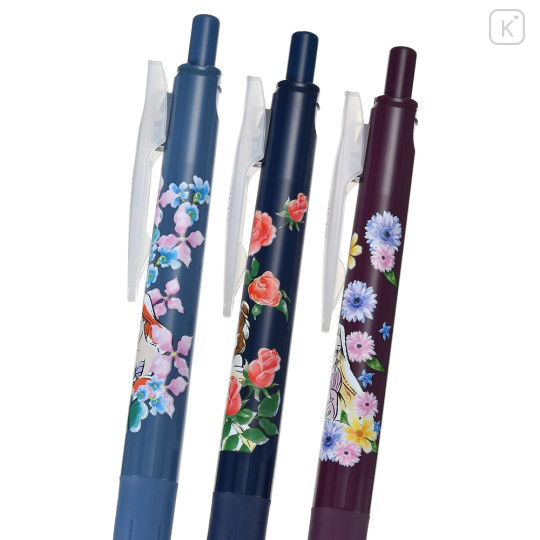 Japan Disney Store Sarasa Clip Gel Pen Set - Ariel & Belle & Rapunzel / Flora - 5