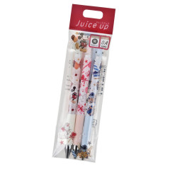 Japan Disney Store Juice Up Gel Pen 3pcs Set - Marie & Mickey Mouse & Stitch / Holiday Gift