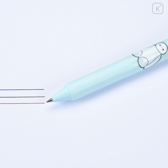 Japan Disney Store Jetstream New 3 Color Multi Ballpoint Pen - Baymax : Mint - 6
