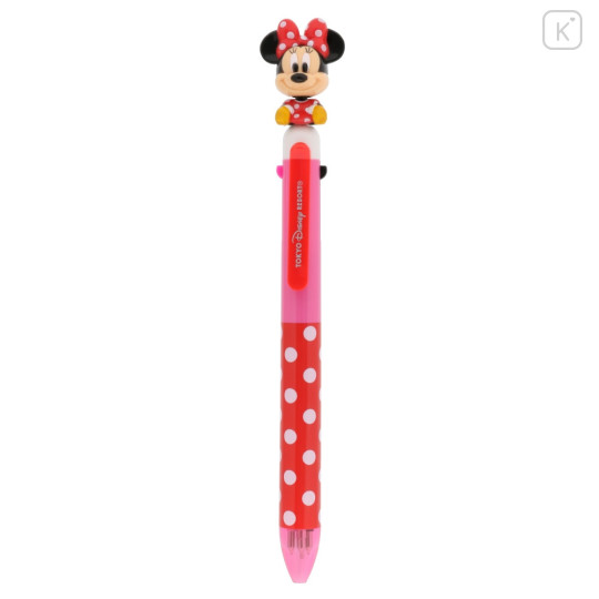 Japan Tokyo Disney Resort Mascot Ballpoint 3&1 Multi Pen + Mechanical Pencil - Minnie Mouse - 1