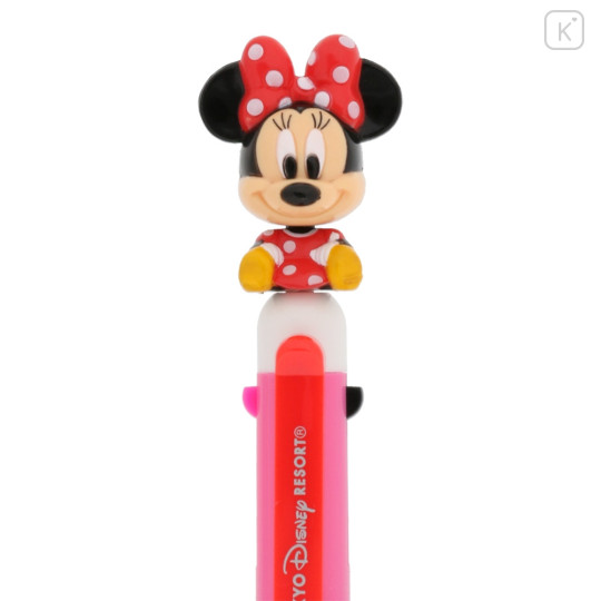 Japan Tokyo Disney Resort Mascot Ballpoint 3&1 Multi Pen + Mechanical Pencil - Minnie Mouse - 3