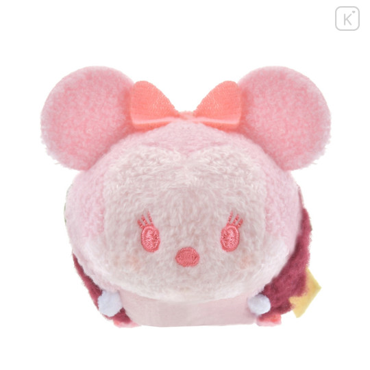 Japan Disney Store Tsum Tsum Mini Plush (S) - Minnie Mouse / Japanese Sweets Sakuramochi - 2