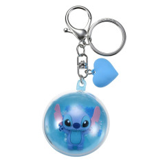 Japan Disney Store Sequins Keychain - Stitch / Capsule Snowflakes