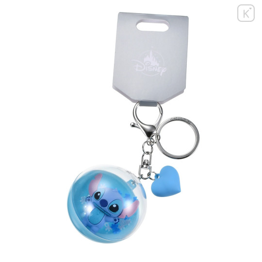 Japan Disney Store Sequins Keychain - Stitch / Capsule Snowflakes - 2