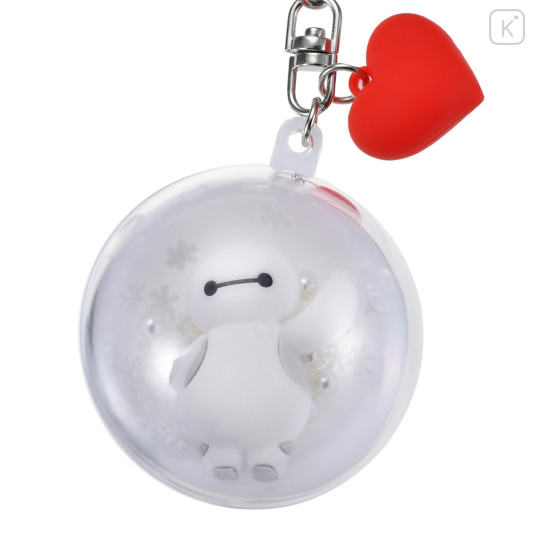 Japan Disney Store Sequins Keychain - Baymax : Capsule Snowflakes - 4