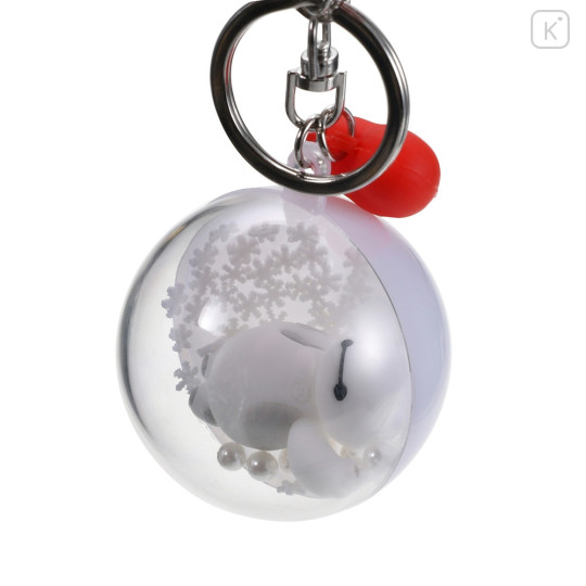 Japan Disney Store Sequins Keychain - Baymax : Capsule Snowflakes - 6
