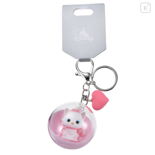 Japan Disney Store Sequins Keychain - Marie / Capsule Snowflakes - 2