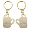 Japan Disney Store Metal Keychain - Chip & Dale / Love Mug Pair - 3