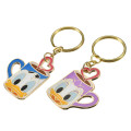 Japan Disney Store Metal Keychain - Daisy Duck & Donald Duck / Love Mug Pair - 5