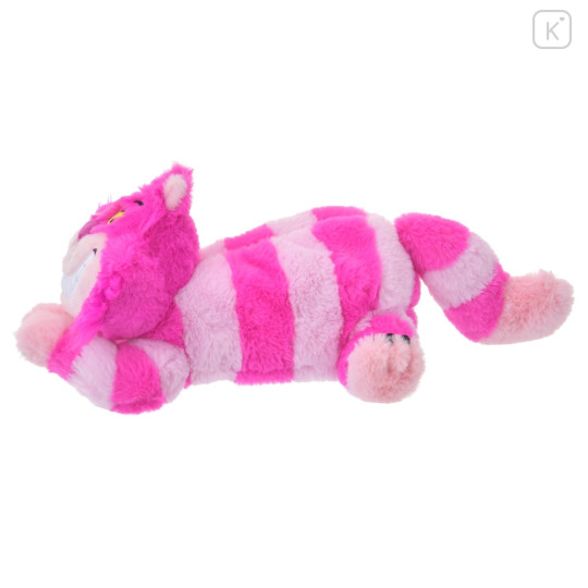 Japan Disney Store Fluffy Plush Pen Case - Cheshire Cat - 2