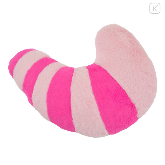 Japan Disney Store Face-shaped Cushion - Cheshire Cat / Tail - 3