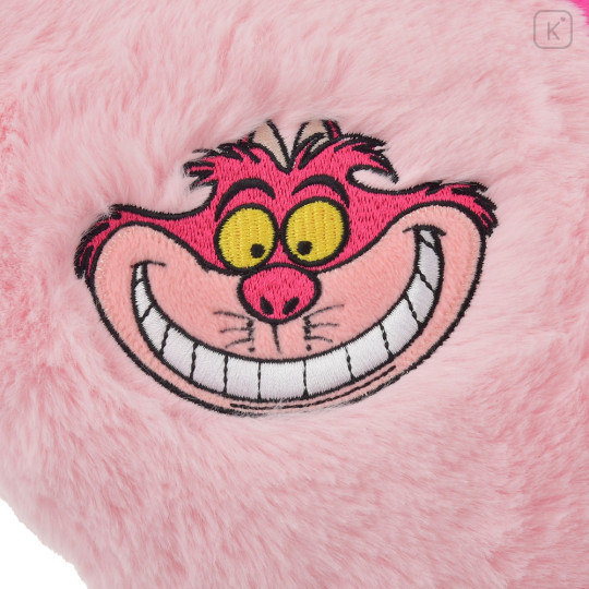 Japan Disney Store Face-shaped Cushion - Cheshire Cat / Tail - 5