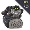 Japan Disney Store Tissue Box Cover Plush - Cheshire Cat / Black Fluorescent Eyes - 1