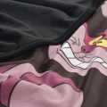 Japan Disney Store Blanket with Pouch - Cheshire Cat : Black Fluorescent Eyes & Mouth - 3