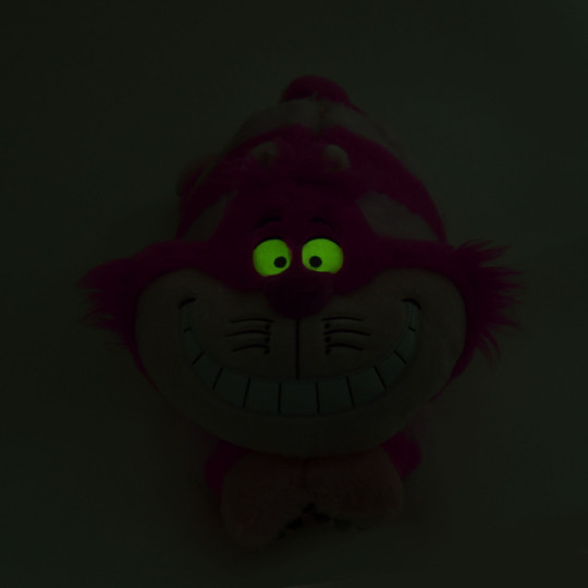 Japan Disney Store Blanket with Pouch - Cheshire Cat : Black Fluorescent Eyes & Mouth - 6