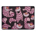Japan Disney Store Blanket with Pouch - Cheshire Cat : Black Fluorescent Eyes & Mouth - 7
