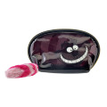 Japan Disney Store Clear Pouch - Cheshire Cat : Black Fluorescent Eyes & Mouth - 2